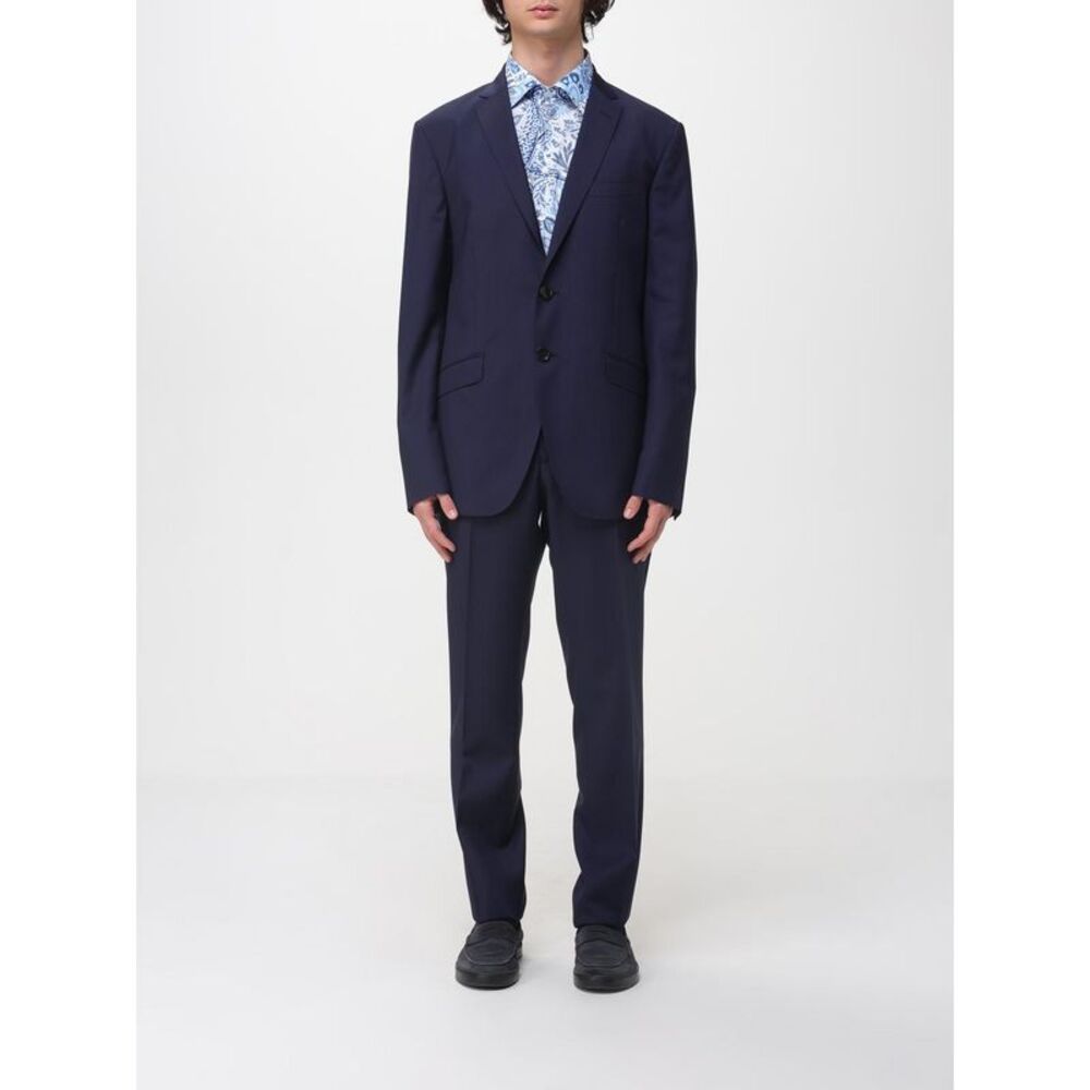 Etro Suit Men Blue